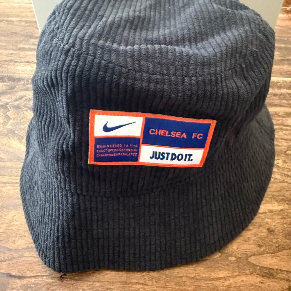 Nike Chelsea FC Black Corduroy Bucket Hat